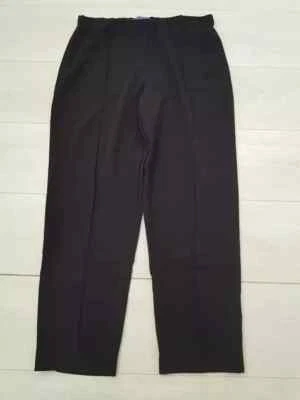 AUTONOMY Workwear Trousers Size 12 W30 L26 Black Elastic Waist Stretch Smart - Image 1 of 4