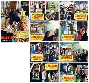 LA MUMMIA FOTOBUSTE 8+SOGG. TERENCE FISHER HAMMER R-1971 MUMMY USED LOBBY CARD - Foto 1 di 10