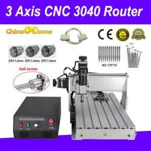 3 Axis CNC 3040 Router 500W Cutting Engraving Machine Engraver&USB CNC Cable - Foto 1 di 12