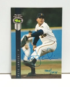 Pete Janicki 1992 Classic Four Sport Autographe Rookie Card Anges - Photo 1/2