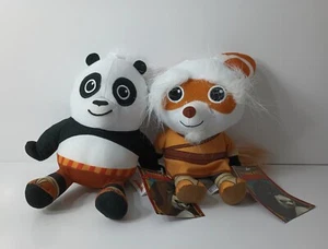 Kung Fu Panda Master Shifu/Baby Po Plush Stuffed Animals DreamWorks 2011 NWT - Picture 1 of 9