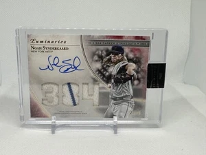 2017 Topps Luminaries NOAH SYNDERGAARD Relic Patch Auto #7/10 New York Met - Picture 1 of 3