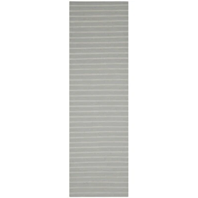 SAFAVIEH Dhurries Collection DHU313B Handwoven Grey Rug - Image 1 of 4