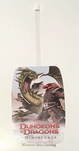 D&D Miniatures 2009 Shelf Talker NEW READ Dungeons Dragons Hang Tag - Picture 1 of 3