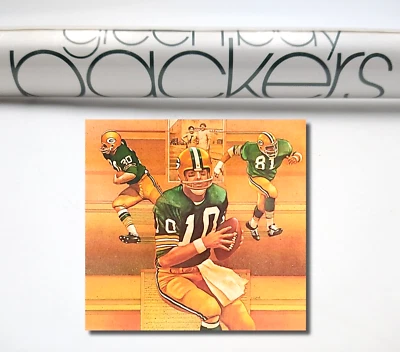 VTG 1979 GREEN BAY PACKERS Team Art Poster by Jim Lamb DAMAC NFL 23x25 BRAND NEW - Image 1 of 4