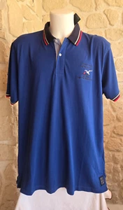 Polo bleu n° 181592 Kitaro neuf étiqueté à 56,95€ (sar) - Imagen 1 de 7