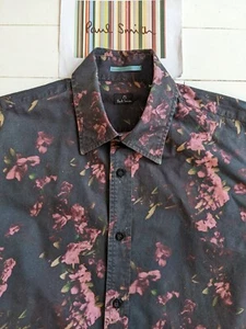 Paul Smith Shirt Size MED - Beautiful STYLISH CLASSY COOL Abstract Floral Design - Picture 1 of 13