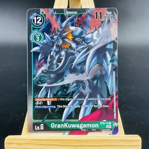Casi nuevo como nuevo Digimon GranKuwagamon - ST9-13 - R mazo de inicio 09: Ultimate Ancient Dra - Imagen 1 de 2