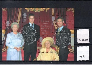 GB - MINIATURE SHEET - A44 - 2000 - QUEEN MOTHER 100th BIRTHDAY - FINE USED - Imagen 1 de 1