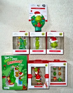 2023 HALLMARK THE GRINCH SET OF 12 ORNAMENTS **NEW** - Picture 1 of 17
