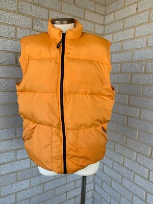 WOOLRICH PAPAYA MENS VEST JOHN RICH & BROS SIZE M SHELL 100% NYLON, FILLER DUCK  - Image 1 of 4