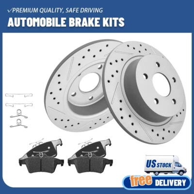 适用于 2013 - 2018 福特 Escape C-Max Transit Connect 后刹车转子陶瓷垫 — 第 1/4 张图片