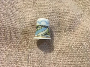 bude cornwall bone china thimble - Picture 1 of 1