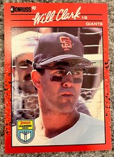 1990 Donruss Learning Series #23 Will Clark San Francisco Giants