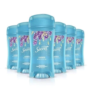 Secret Antiperspirant and Deodorant for Women 48 Hr Odor Protection Gel 6 pack - Picture 1 of 1