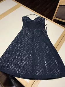White House Black Market Size 0 Womans Black Strapless XS summer party Dress - Picture 1 of 7