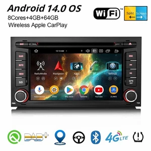 Android 14 DAB+ Autoradio Für SEAT LEON 2013-2018 DSP CarPlay 64GB DVD Wifi Navi - Bild 1 von 24