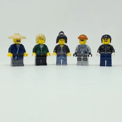 Lego Ninjago Minifigura Lote de 5 Figuras de Película Ninjago 70607 Ninjago City Chase Foto 1 de 4