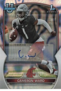 2022 Bowman University Cam Ward 1st Bowman RC Auto Lava Refractor /199 - Picture 1 of 2