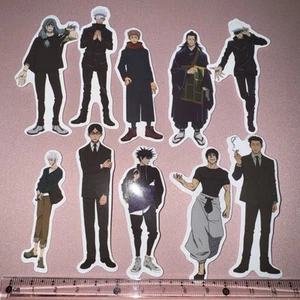 10 JJK Aufkleber Jujutsu Kaisen Gojo Geto Toji Megumi klein winzig Anime - Bild 1 von 6