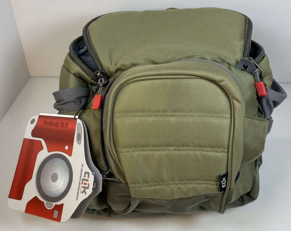 Bolsa para câmera Clik Elite ProBody SLR repórter CE715GR alça de ombro e cintura - Imagem 1 de 4