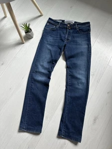 Pantalones de mezclilla Jacob Cohen tipo 688 para hombre de lujo premium Italia azul talla W33 - Imagen 1 de 14