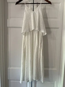 Copper & Ella White Dress With Gold Dots NWT XS - Picture 1 of 4