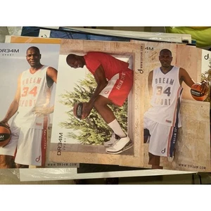 HAKEEM (AKEEM) OLAJUWON HOUSTON ROCKETS DR34M Promo POSTER 19x27 Set Of 3 - Picture 1 of 4
