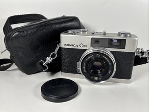 KONICA C35 V analoge Kompaktkamera 35 mm 38 mm 2,8 Objektiv - Bild 1 von 12