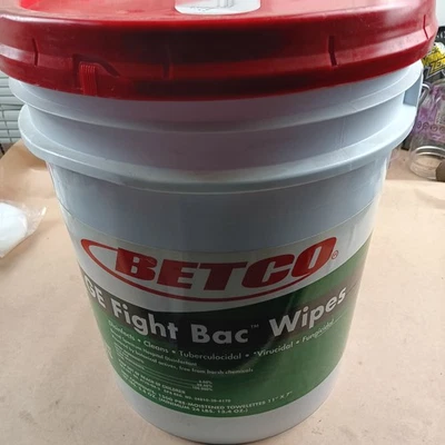 Betco Big Bucket GE Fight Bac Wipes 1500 Fresh Scent 7" x 11" Towelettes 1500PK - Image 1 of 4