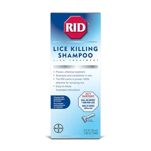 Rid Lice Killing Shampoo contains Nit Comb Bottle 8 Ounce, 1 Count - Picture 1 of 4