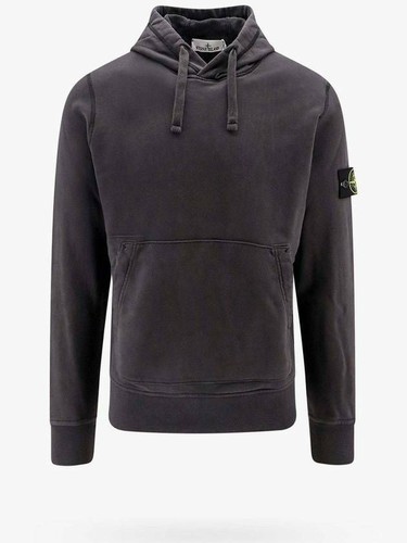 Felpa con cappuccio Stone Island in pile di cotone vestibilità regolare 801564151 V0065