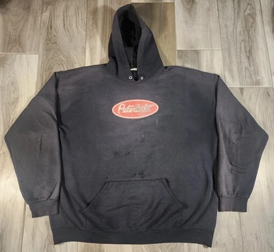 Sudadera Pullover Vintage Peterbilt Sudadera con Capucha Desteñida Envejecida Adulto XL 80s 90s Foto 1 de 4