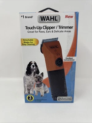 CORTADORA/CORTADORA DE MASCOTAS WAHL RETOQUE + 4 PEINES DE CUCHILLAS Inalámbricos 4AA Alimentado por Batería Foto 1 de 4