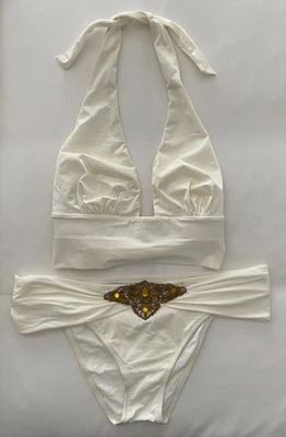 Genuine LA PERLA • Stunning Sequinned Bikini • Briefs EU 46 • Top EU 44 • NWOT — 第 1/4 张图片
