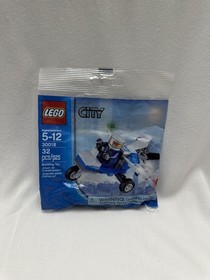 NEW Lego City Set #30018 Police microlight plane poly bag
