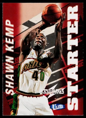 Shawn Kemp 1997-98 Ultra #17 S Ultrabilities Starter Seattle SuperSonics - Image 1 of 2