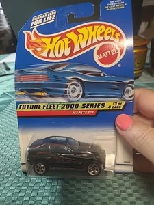 2000 Hot Wheels #3 Future Fleet 2000 Series 3/4 JEEPSTER Black Silver Paint Base - Picture 1 of 9