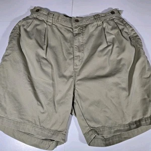 Tommy Bahama Relaxed Fit Pleated Shorts Men's Size 36 Beige Stretch Waist - Imagen 1 de 10