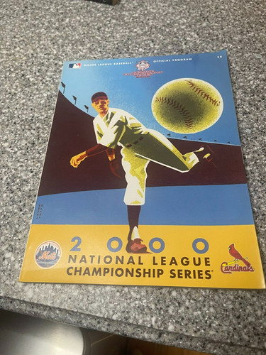 New York Mets Shea Stadium 2000 NLCS Program Scorecard vs St Louis ...