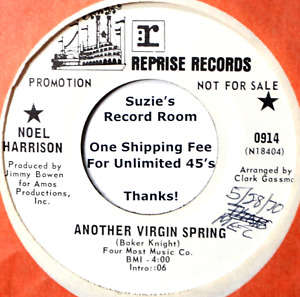 Noel Harrison Another Virgin Spring / Tin Wedding DJ NM 45 7" Vinyl -Coupons!