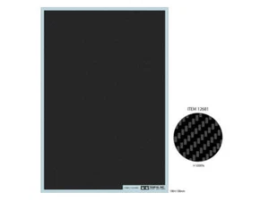 Tamiya 12681 1/24 Carbon Pattern Decal/Sticker (Twill Weave/Fine), NIP - Picture 1 of 2