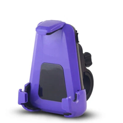 Soporte giratorio 360° ABS para manillar de motocicleta bicicleta teléfono GPS antideslizante Foto 1 de 4