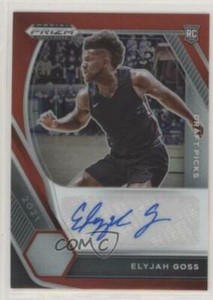 2021-22 Panini Prizm Draft Picks Red /199 Elyjah Goss #DP-EGO Auto