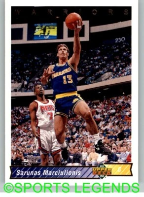 1992-93 Upper Deck NBA #249 Sarunas Marciulionis - Image 1 of 2
