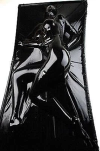 Extreme Black Latex Vacuum Bed - Picture 1 of 4