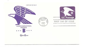 U592 'B' Eagle embossed Stamped Envelope Tutor House FDC - Picture 1 of 1