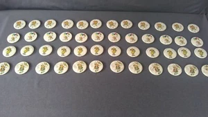 VINTAGE LOT OF48 LAPEL PINBACK PINS, 4 DIFFERENT STYLES OF 12 EACH - Picture 1 of 8