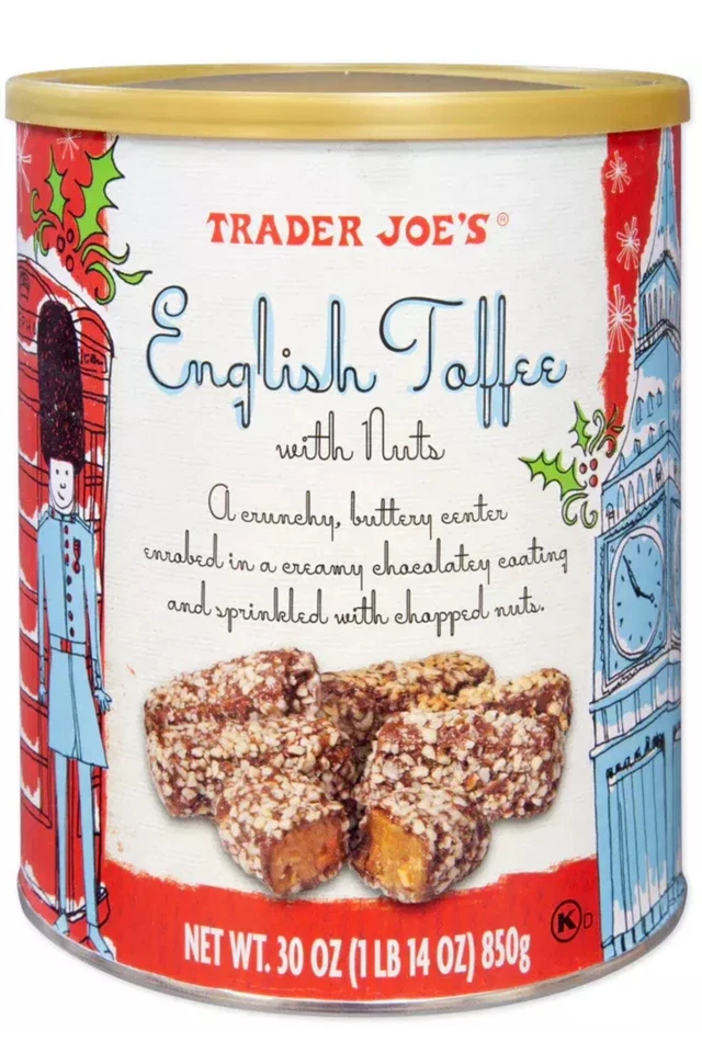 Trader Joe's English Toffee with Nuts 30 oz  Best by 12/10/ 2025 - Image 1 of 3