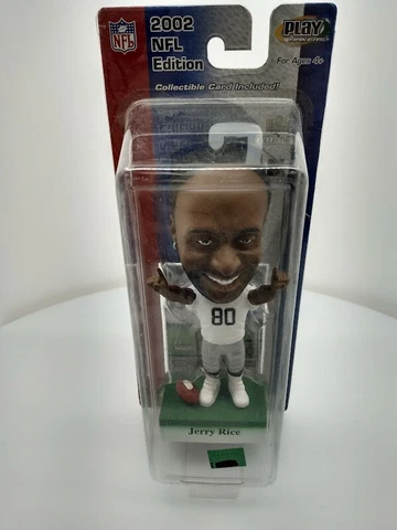 VINTAGE Jerry Rice Bobblehead Upper Deck Raiders Bobble Head Cover